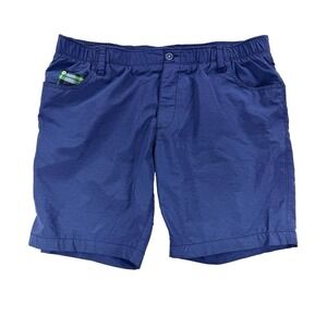 Mens William Murray Golf Shorts Straight Fit 8" Performance Navy Blue Size 40 XL